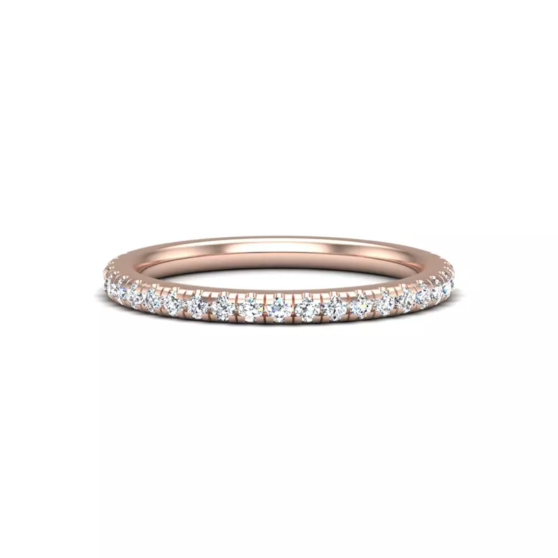 14K Rose Gold Sadie Pave Band