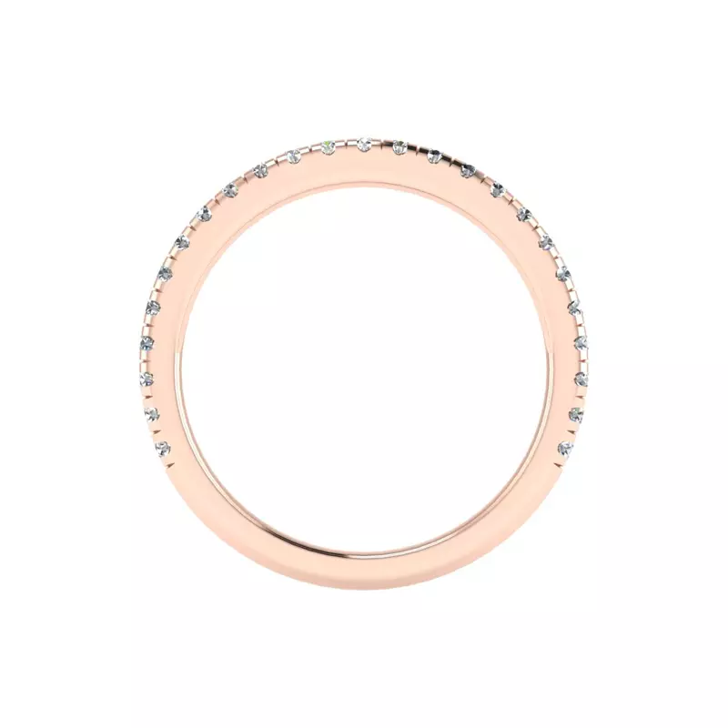 14K Rose Gold Sadie Pave Band