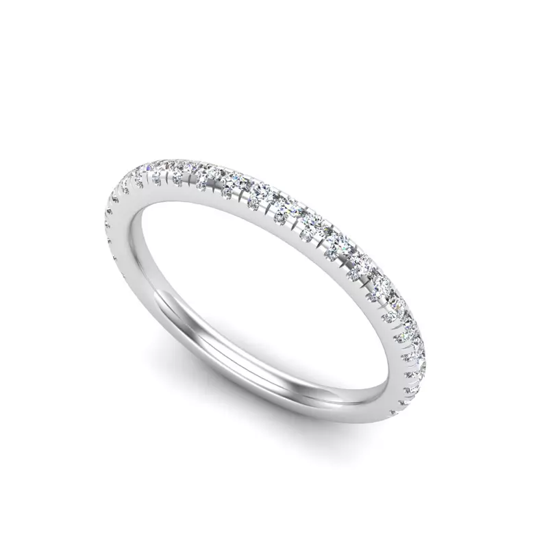Platinum Sadie Pave Band