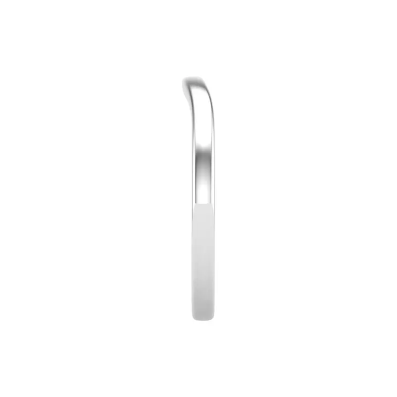 Platinum Erin Curved Band