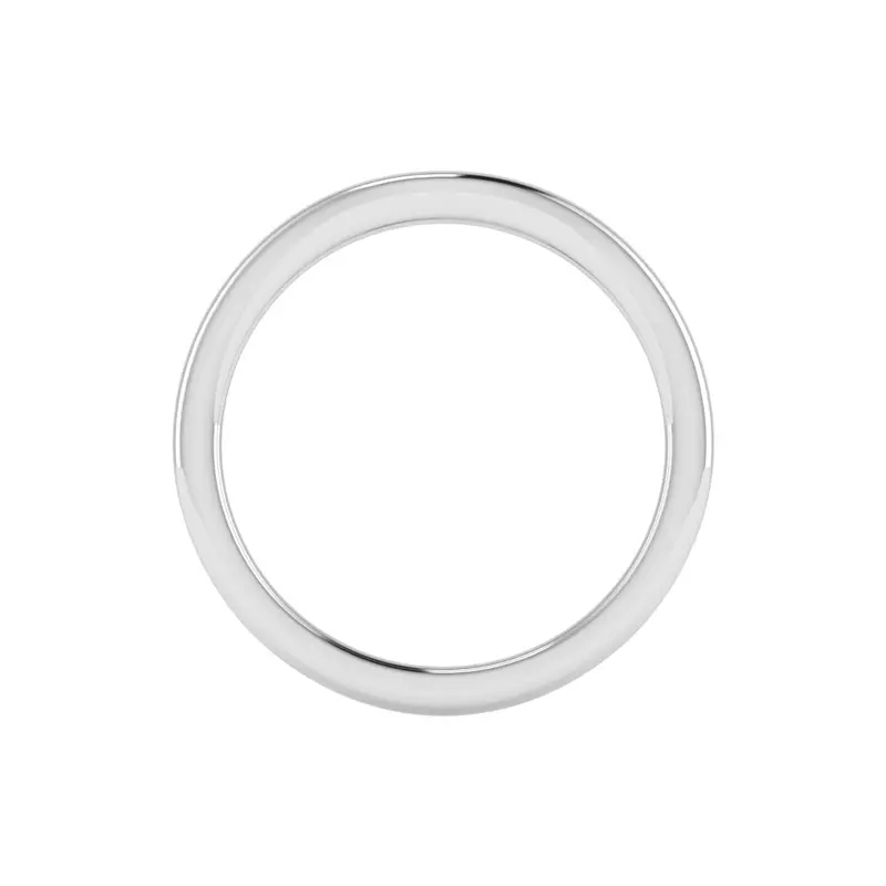 Platinum Erin Curved Band