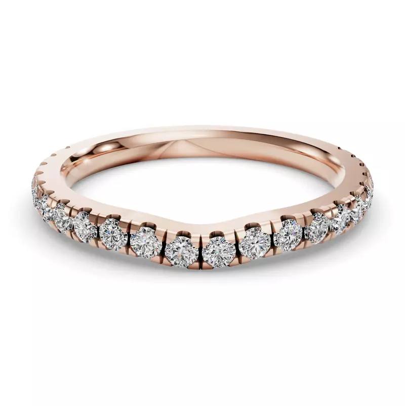 Gabriella Majestic Pavé Contoured Band