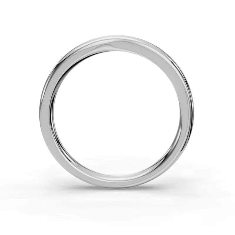 Platinum Leah Contoured Band (2.2mm)