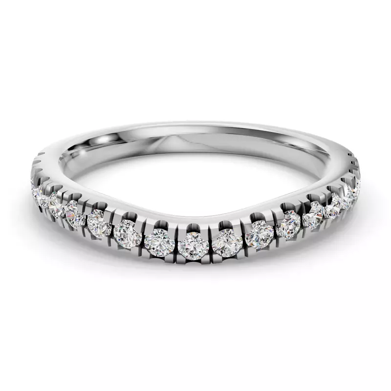 Ilana Pavé Contoured Band (2.2mm)