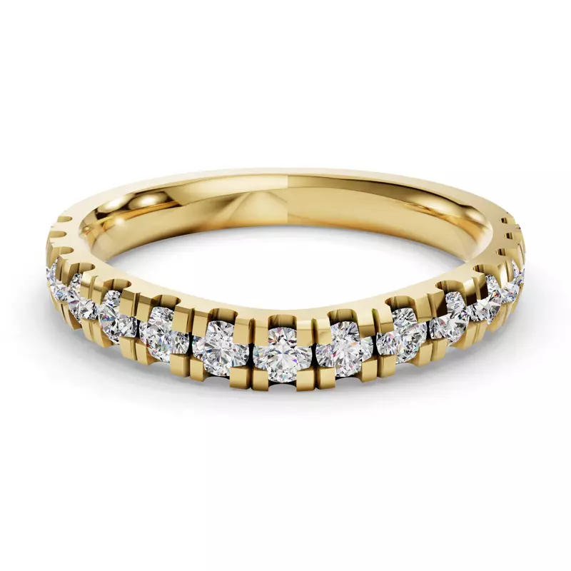 18K Yellow Gold Summer Pavé Diamond Band (⅔ ct. tw.)