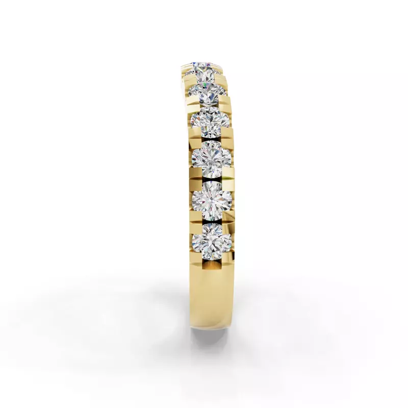 14K Yellow Gold Summer Pavé Diamond Band (1.20 ct. tw.)
