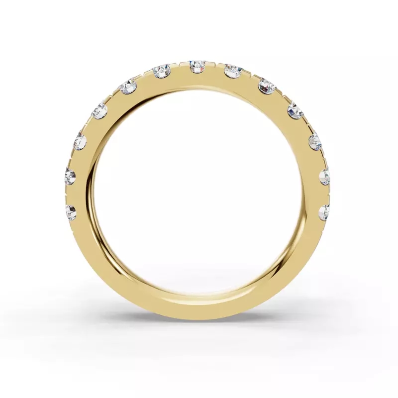 14K Yellow Gold Summer Pavé Diamond Band (1.20 ct. tw.)