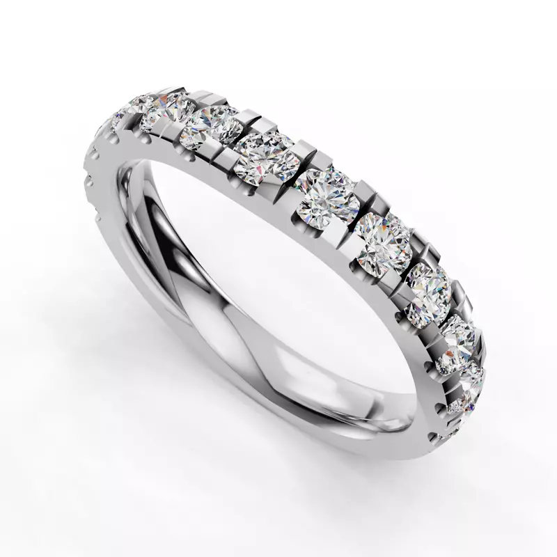 Platinum Summer Pavé Diamond Band (1.20 ct. tw.)