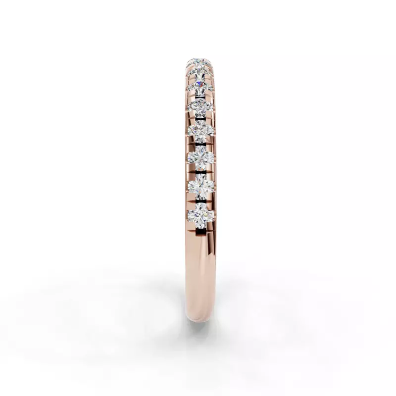 14K Rose Gold Emery Band (2mm)