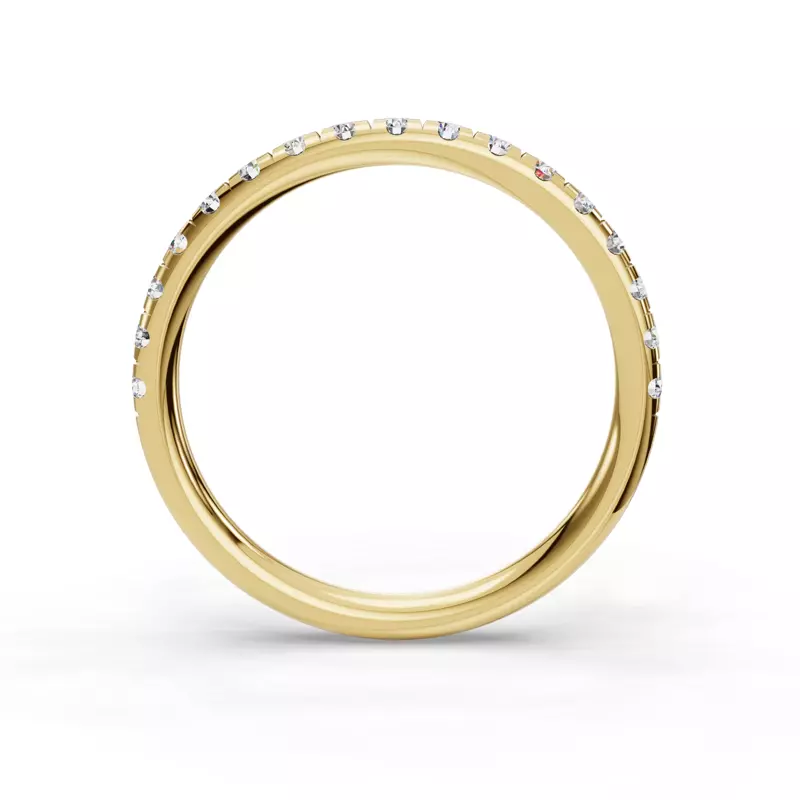 14K Yellow Gold Emery Band (2mm)
