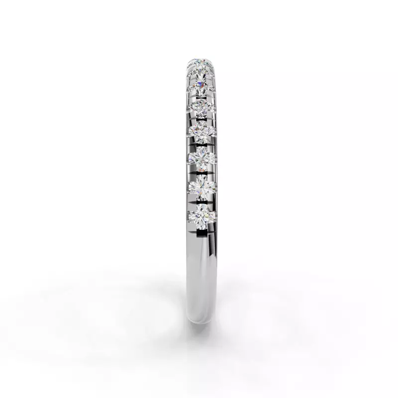 18K White Gold Emery Band (2mm)