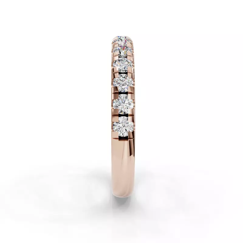 14K Rose Gold Emery Band (2.5mm)