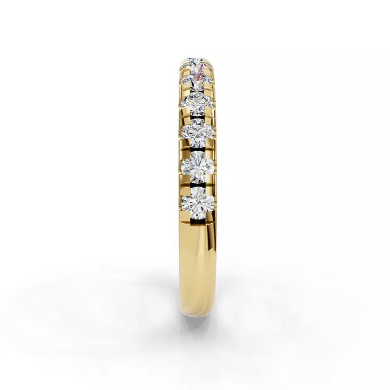18K Yellow Gold Emery Band (2.5mm)