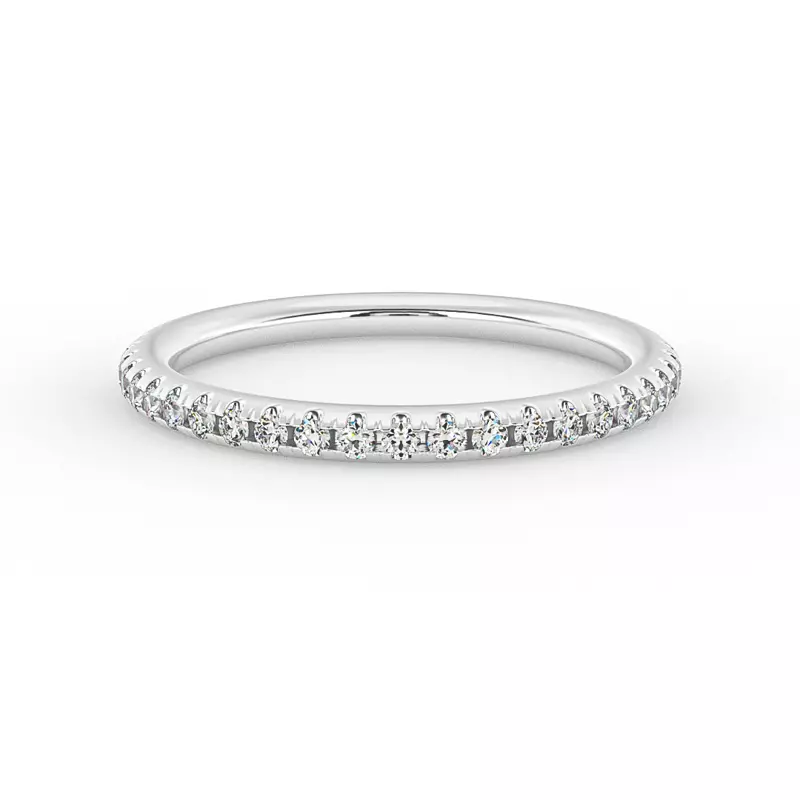 14K White Gold Naomi Pave Band