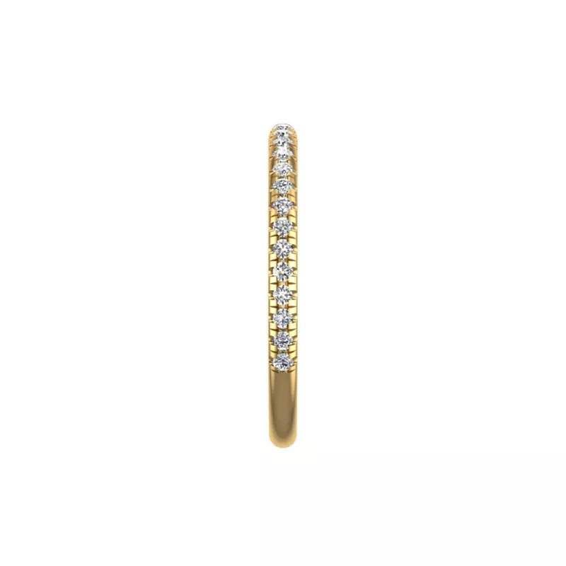 18K Yellow Gold Naomi Pave Band