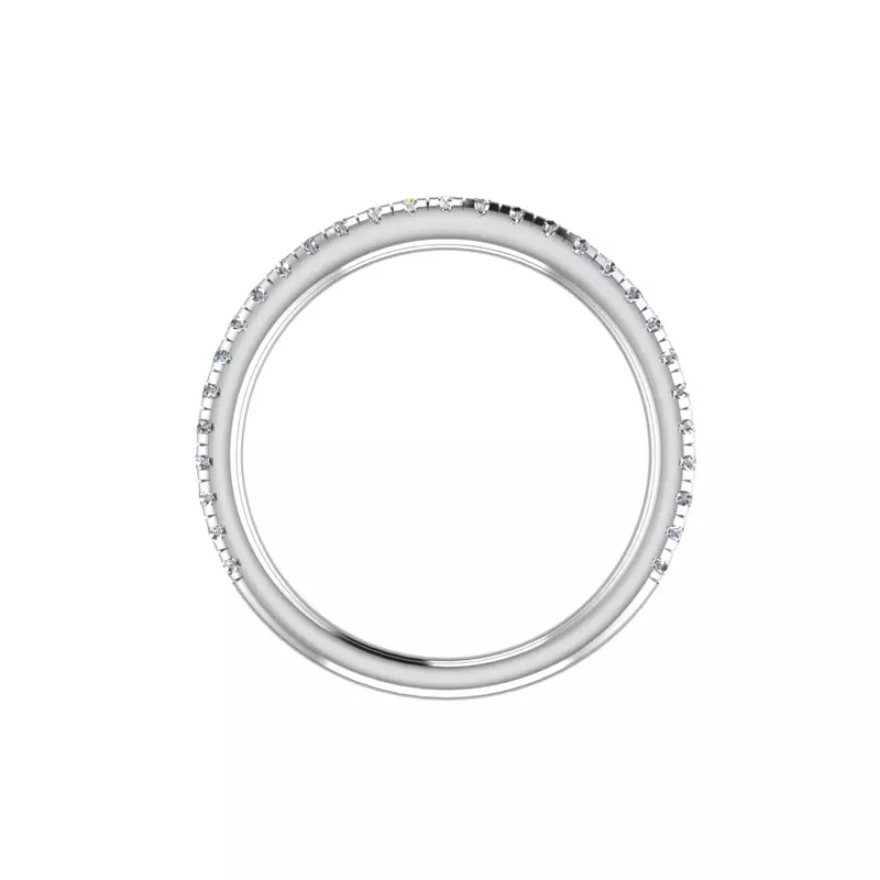 Platinum Naomi Pave Band