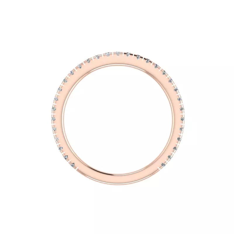 14K Rose Gold Madelyn Pave Band