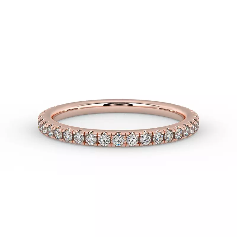 14K Rose Gold Madelyn Pave Band