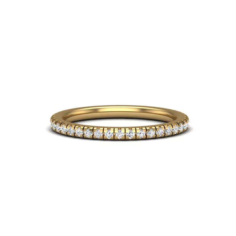 14K Yellow Gold Madelyn Pave Band