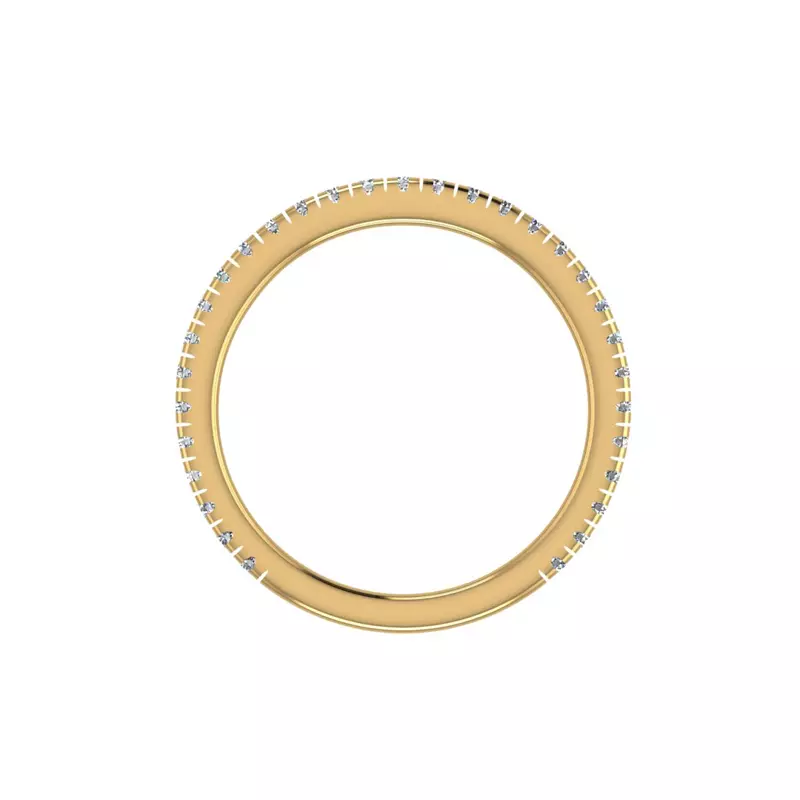 14K Yellow Gold Madelyn Pave Band