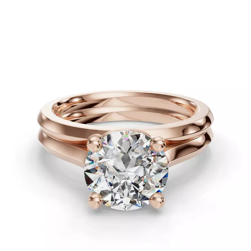 14K Rose Gold Ayesha Band