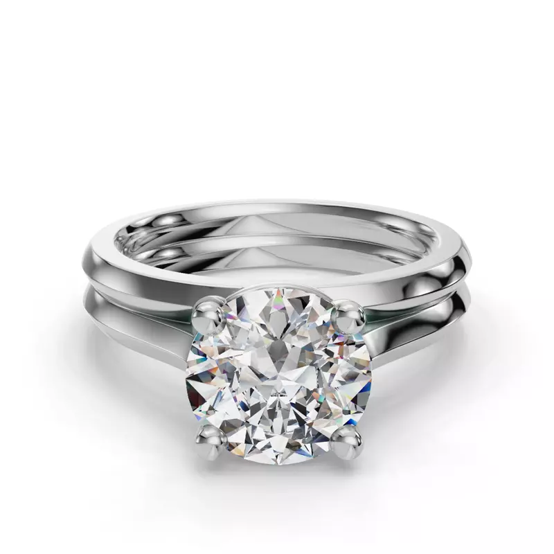 14K White Gold Ayesha Band