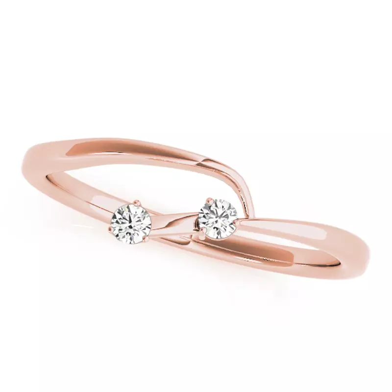 14K Rose Gold Ester Band