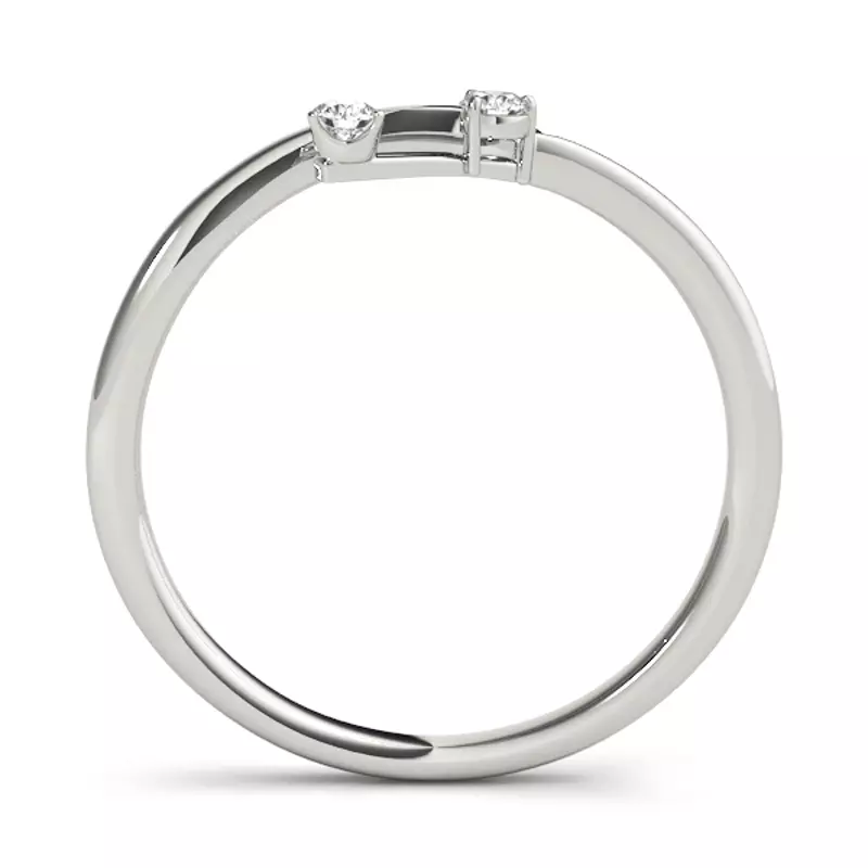 18K White Gold Ester Band