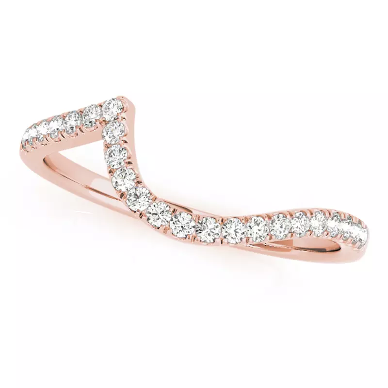 14K Rose Gold Phoenix Band