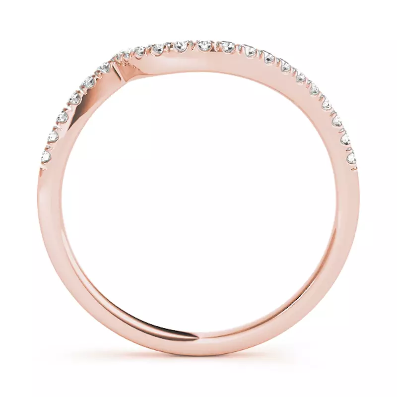14K Rose Gold Phoenix Band