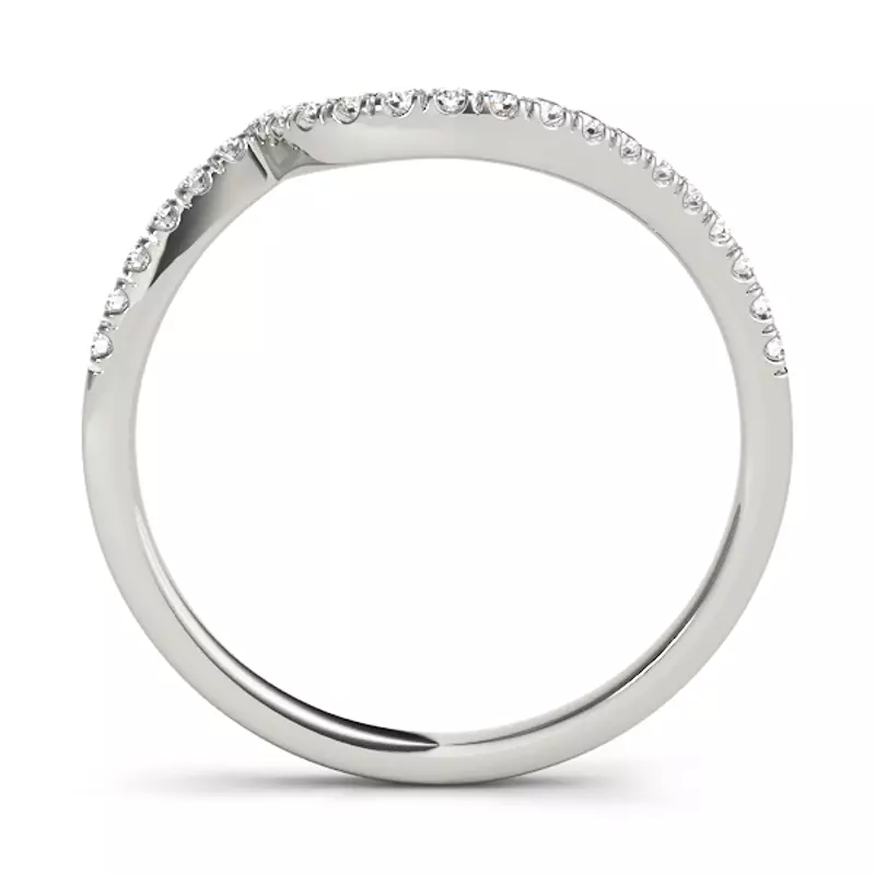 14K White Gold Phoenix Band