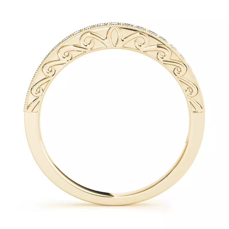 14K Yellow Gold Sariah Vintage Band