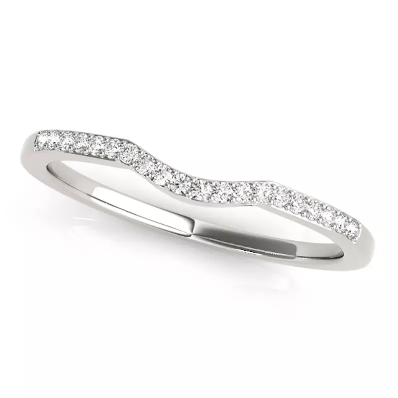 18K White Gold Navi Band