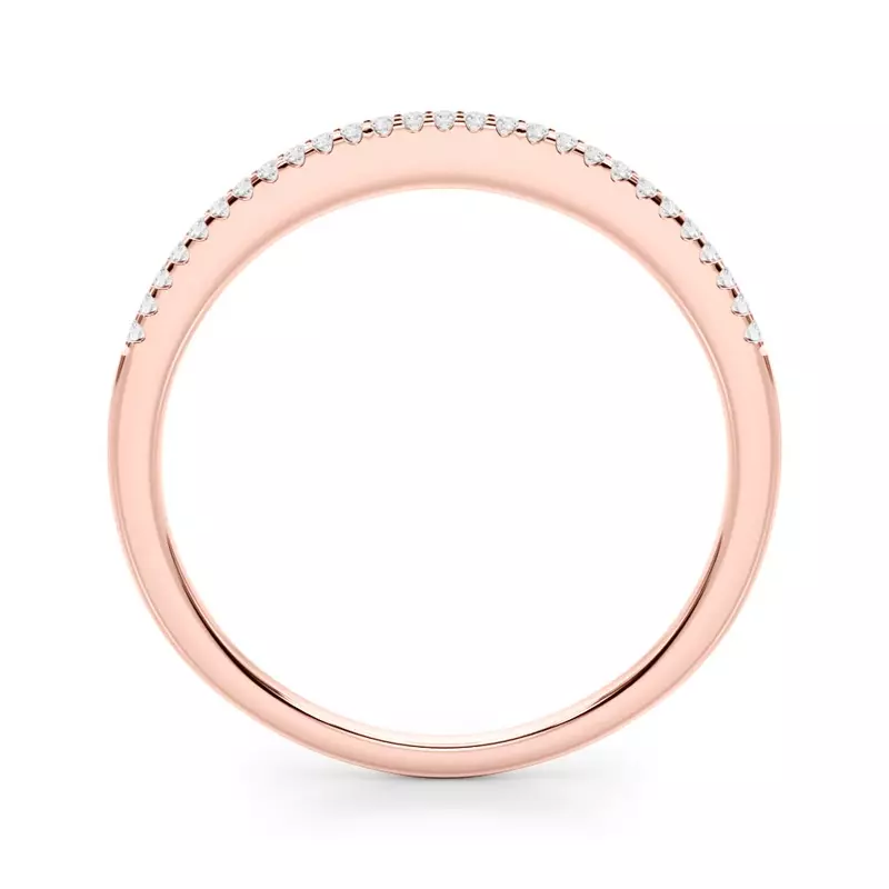 14K Rose Gold Aubrielle Band