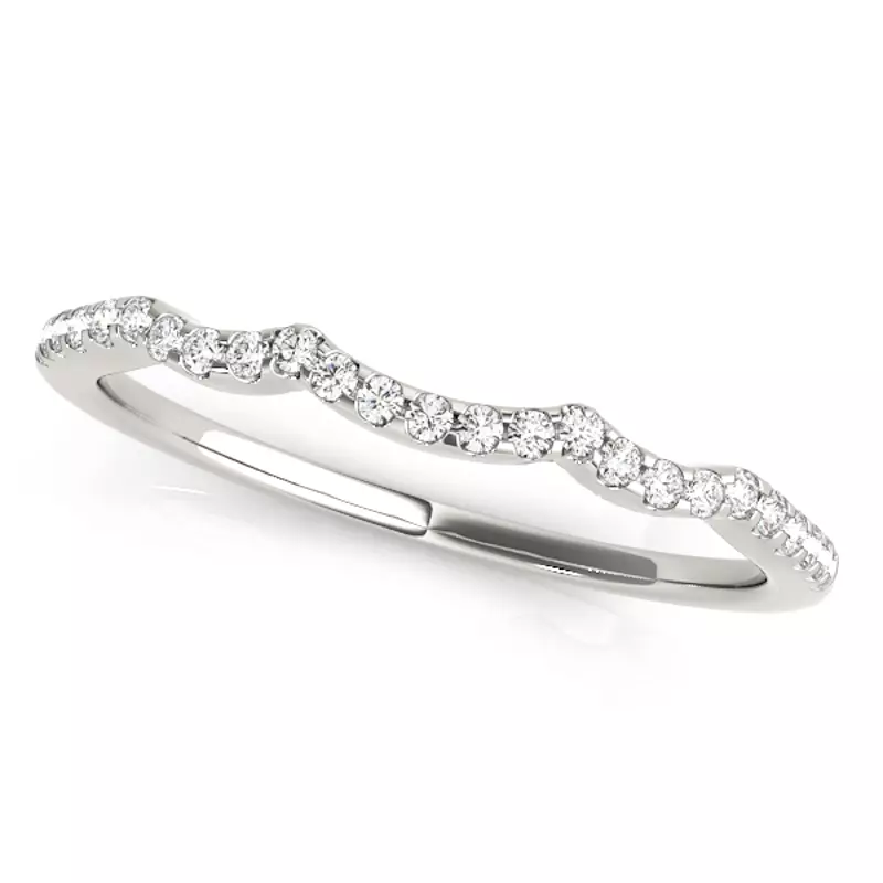14K White Gold Regan Band