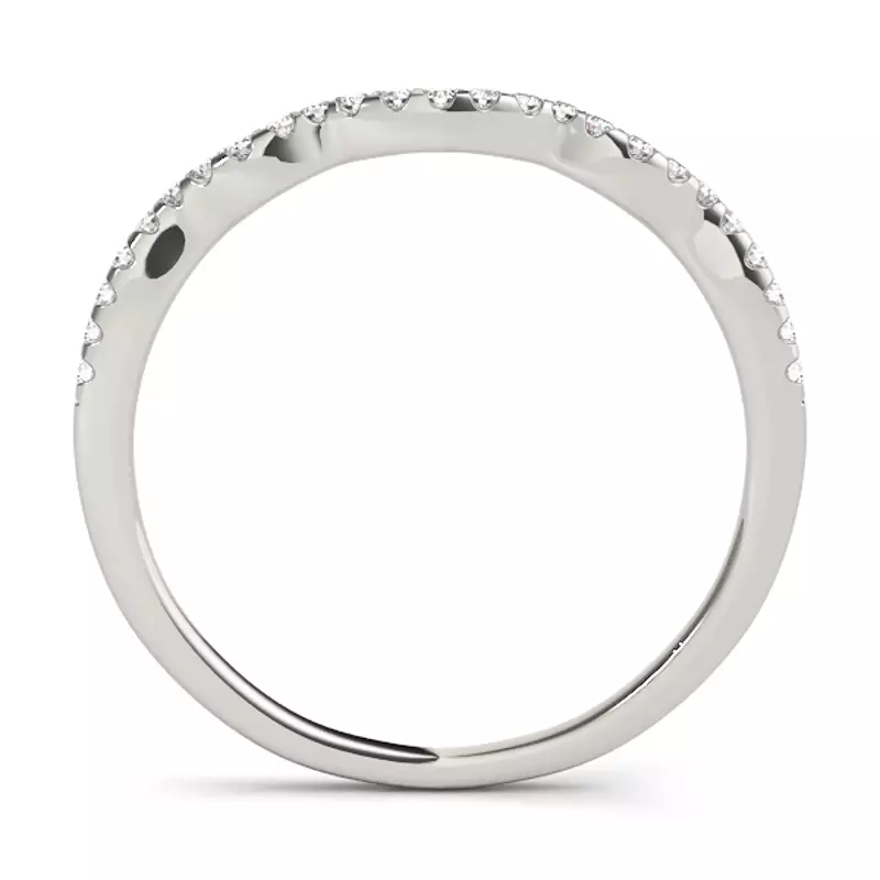 14K White Gold Regan Band