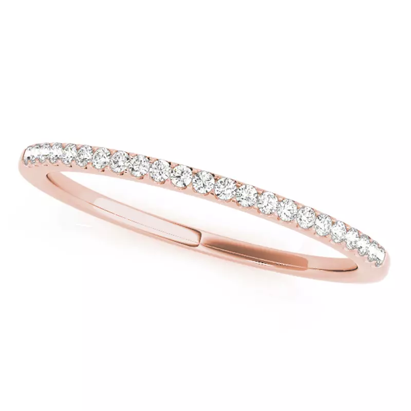 14K Rose Gold Miley Band