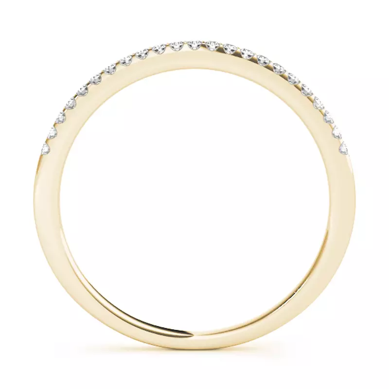 18K Yellow Gold Miley Band