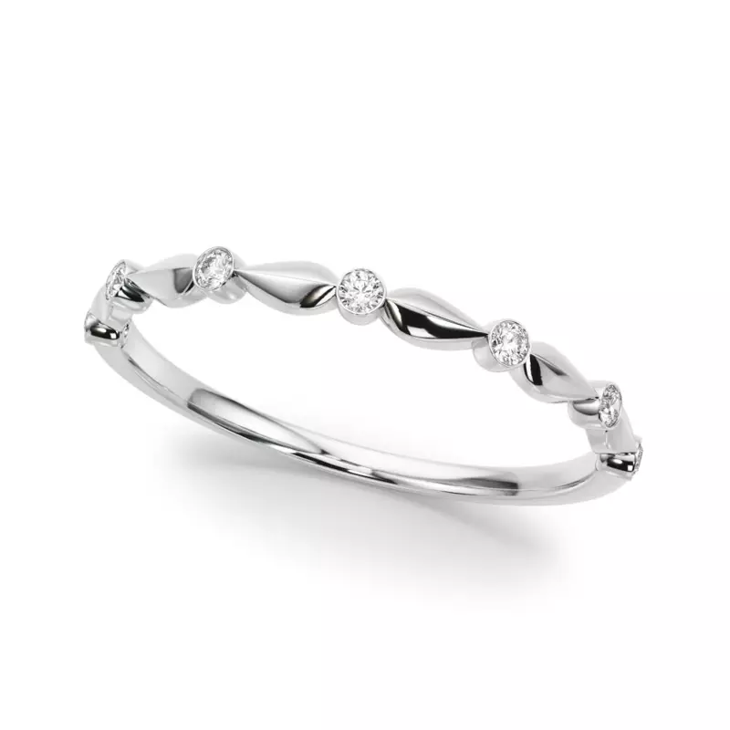 14K White Gold Cora Band