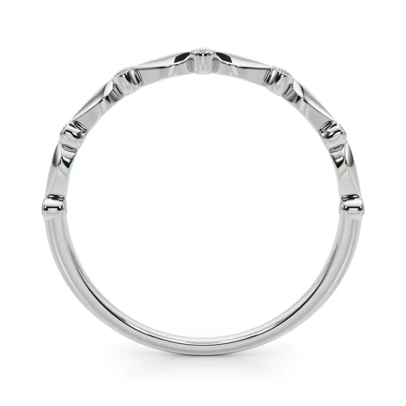 14K White Gold Cora Band