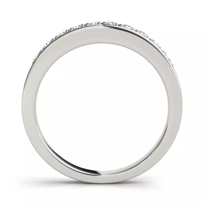14K White Gold Everett Band