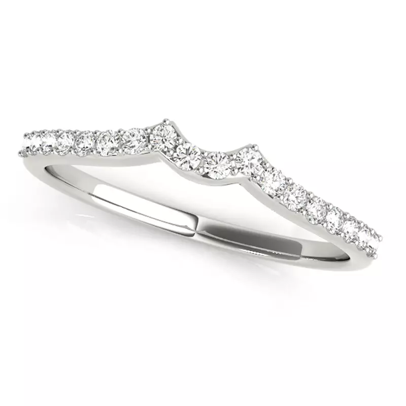 14K White Gold Lyanna Band