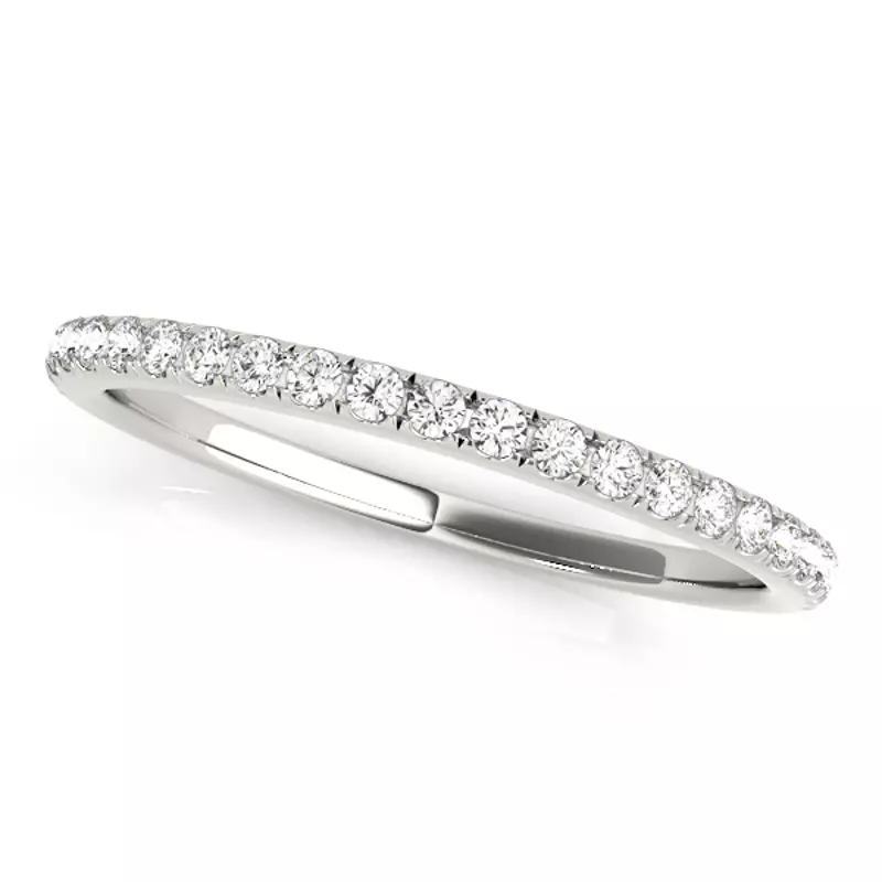 14K White Gold Atria Band