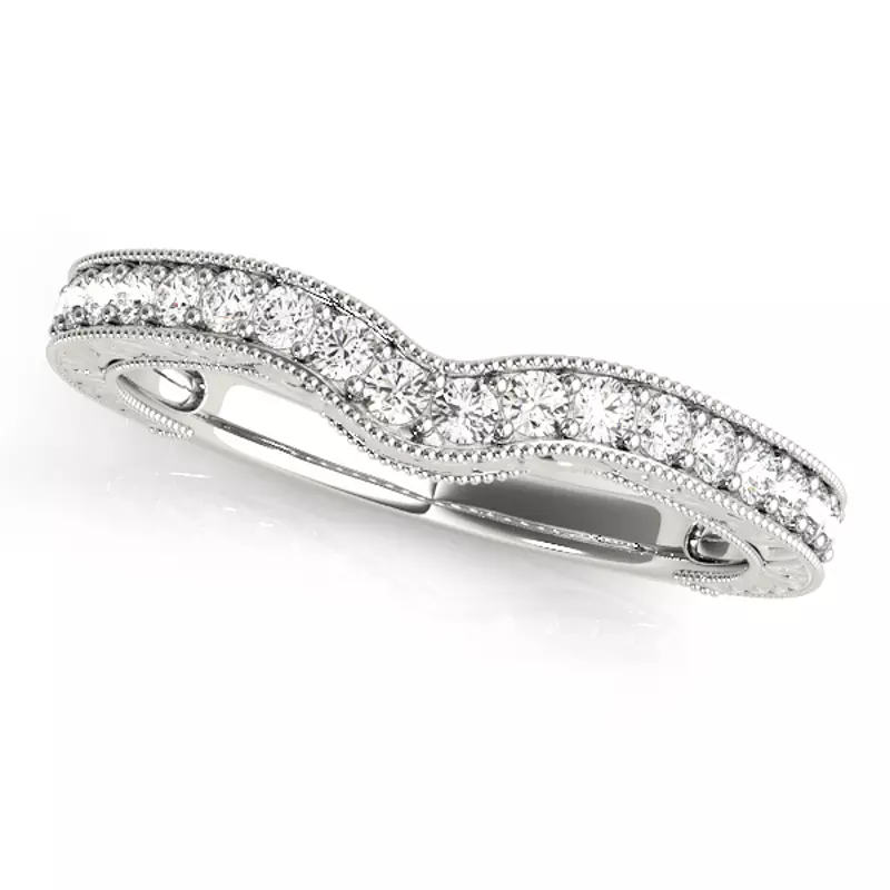 18K White Gold Lorelei Band