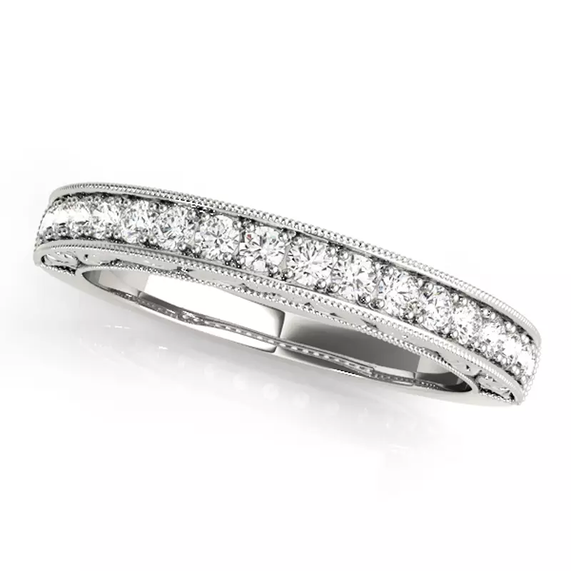 14K White Gold Amiah Band