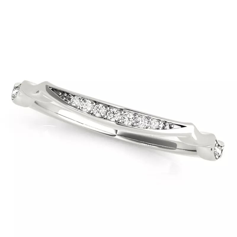 18K White Gold Kieran Band