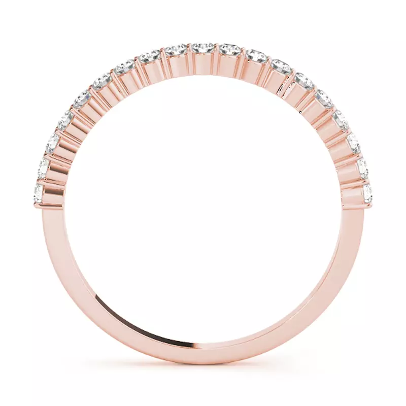 14K Rose Gold Aida Band