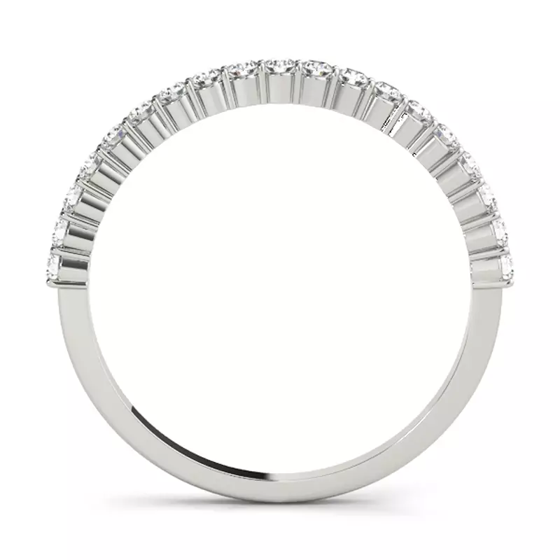 14K White Gold Aida Band