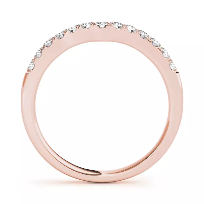 14K Rose Gold Madison Band