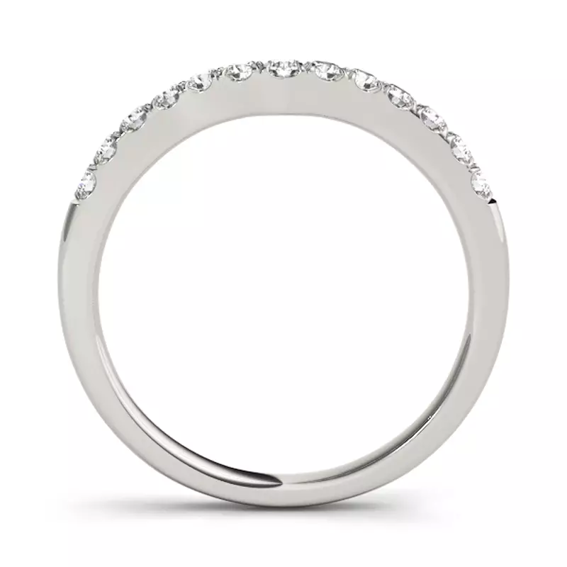 18K White Gold Madison Band